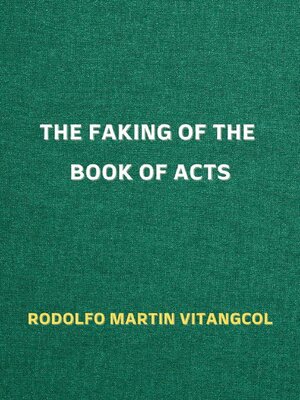 cover image of The Faking of the Book of Acts